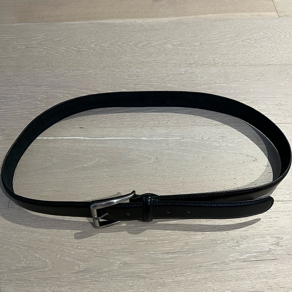 Black Leather Belt *NEW* - Picture 2 of 3